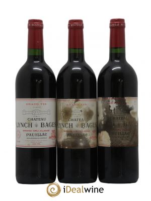 Château Lynch Bages 5ème Grand Cru Classé  1999 - Lot of 3 Bottles