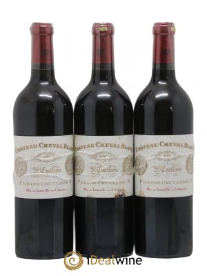 Château Cheval Blanc 1er Grand Cru Classé A 2007 - Lot de 3 Bottles