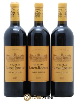 Château Lafon Rochet 4ème Grand Cru Classé  2009 - Lot of 3 Bottles