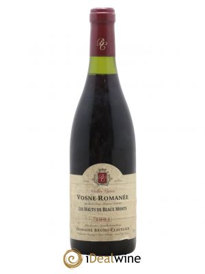 Vosne-Romanée Vieilles Vignes Les Hauts de Beaux Monts Bruno Clavelier 2001