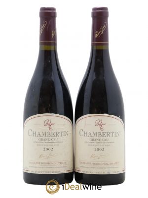Chambertin Grand Cru Rossignol-Trapet (Domaine)  2002 - Lot of 2 Bottles