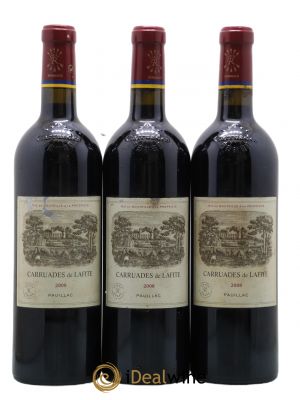 Carruades de Lafite Rothschild Second vin 2008 - Lot de 3 Bottles
