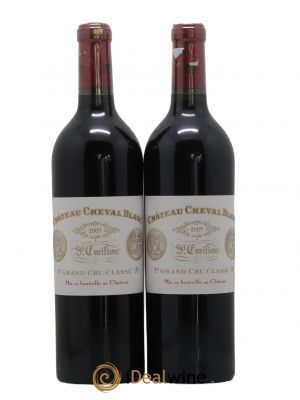 Château Cheval Blanc 1er Grand Cru Classé A  2009 - Lot de 2 Bouteilles