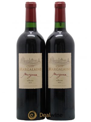Clos Margalaine 2015 - Lot de 2 Bottles
