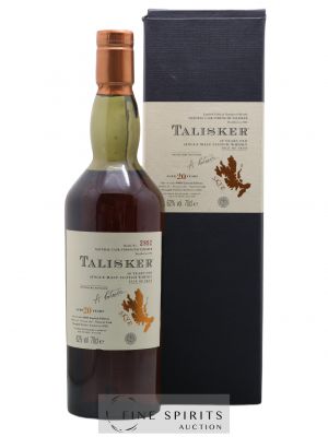 Talisker 20 years 1981 Of. Natural Cask Strength - One of 9000 - bottled 2002 Limited Edition 