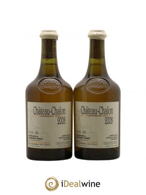 Château-Chalon Bénédicte et Stéphane Tissot  2008 - Lot of 2 Bottles