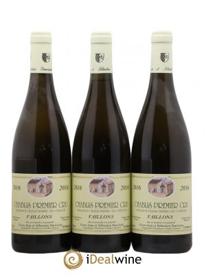 Chablis 1er Cru Vaillons Jean Dauvissat (Domaine) (no reserve) 2016 - Lot of 3 Bottles