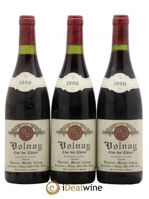 Volnay 1er Cru Clos des Chênes Lafarge (Domaine) 1990 - Lot de 3 Bottles
