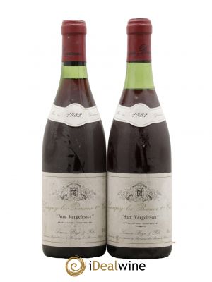 Savigny-lès-Beaune 1er Cru Aux Vergelesses Simon Bize & Fils 1982 - Lot de 2 Bottles
