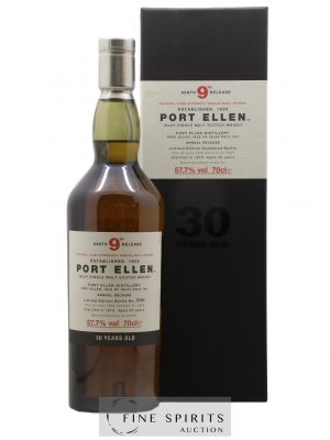 Port Ellen 30 years 1979 Of. 9th Release Natural Cask Strength - One of 5916 - bottled 2009 Limited Editio   - Lot de 1 Bouteille