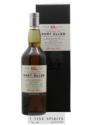 Port Ellen 34 years 1978 Of. 13th Release Natural Cask Strength - One of 2958 - bottled 2013 Limited Edition 