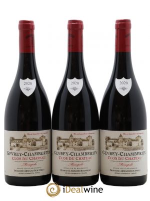Gevrey-Chambertin Clos du Château Armand Rousseau (Domaine)  2020 - Lot de 3 Bouteilles