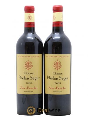 Château Phélan Ségur  2003 - Lot of 2 Bottles