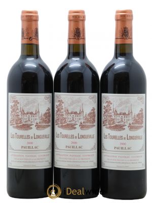 Les Tourelles de Longueville Second Vin  2000 - Lot de 3 Bouteilles