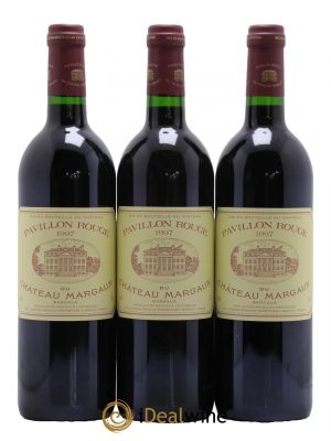 Pavillon Rouge du Château Margaux Second Vin  1997 - Lotto di 3 Bottiglie
