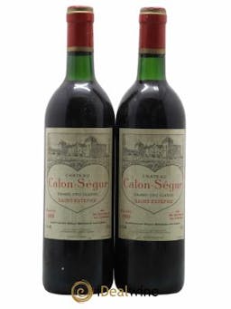 Château Calon Ségur 3ème Grand Cru Classé  1989 - Lot of 2 Bottles