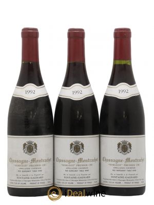 Chassagne-Montrachet 1er Cru Morgeot Fontaine-Gagnard (Domaine)  1992 - Lot of 3 Bottles