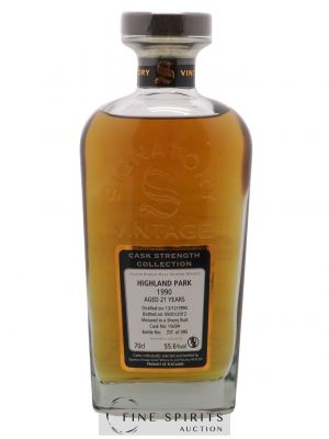 Highland Park 21 years 1990 Signatory Vintage Cask n°15694 - One of 395 - bottled 2012 Cask Strength Collecti   - Lot de 1 Bouteille