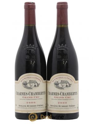 Charmes-Chambertin Grand Cru Humbert (Domaine)  2000 - Lot of 2 Bottles