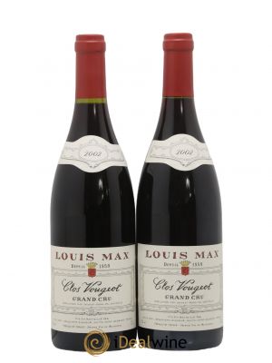 Clos de Vougeot Grand Cru Louis Max 2002 - Lot of 2 Bottles