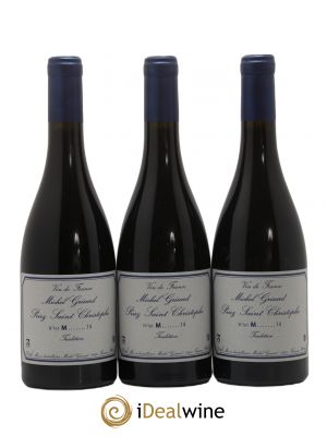 Vin de France Priez Saint Christophe Michel Grisard  2014 - Lot de 3 Bouteilles
