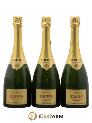Grande Cuvée - 168ème édition Krug   - Lot of 3 Bottles