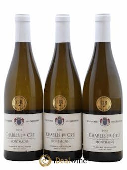 Chablis 1er Cru 1er Cru Montmains Domaine Closerie Des Alisiers 2015 - Lot of 3 Bottles