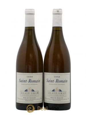 Saint-Romain Alain Gras  1998 - Lot of 2 Bottles