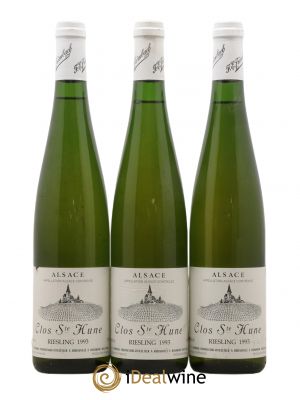 Riesling Clos Sainte-Hune Trimbach (Domaine)  1993 - Lot of 3 Bottles