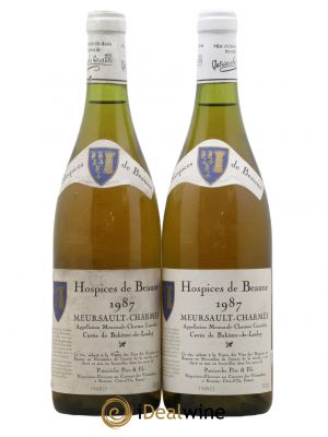 Meursault 1er Cru Hospices De Beaune Charmes Cuvee Bahezre De Lanlay Patriarche Pere Et Fils 1987 - Lot of 2 Bottles