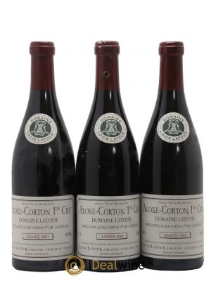 Aloxe-Corton 1er Cru Louis Latour  2001 - Lot of 3 Bottles