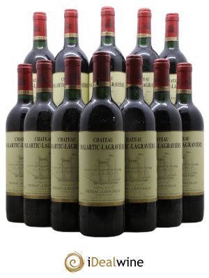 Bottles Château Malartic-Lagravière Cru Classé de Graves 1986