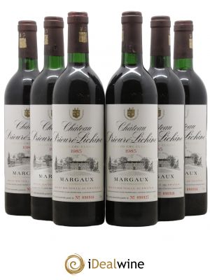 Château Prieuré Lichine 4ème Grand Cru Classé  1985 - Posten von 6 Flaschen