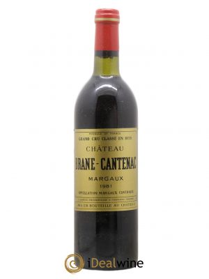 Château Brane Cantenac 2ème Grand Cru Classé  1981 - Posten von 1 Flasche