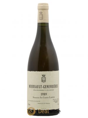 Meursault 1er Cru Genevrières Comtes Lafon (Domaine des) 1989 - Lot de 1 Bottle