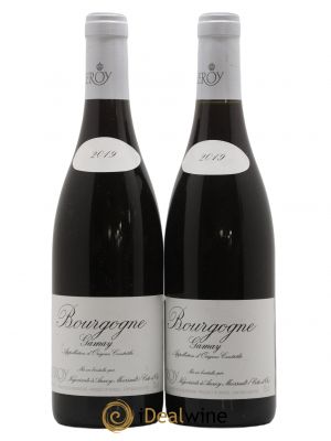 Bourgogne Gamay Leroy SA  2019 - Lot of 2 Bottles