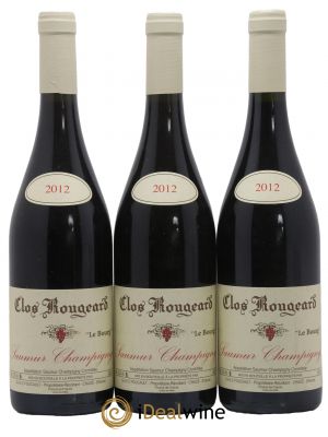 Saumur-Champigny Le Bourg Clos Rougeard  2012 - Lot of 3 Bottles