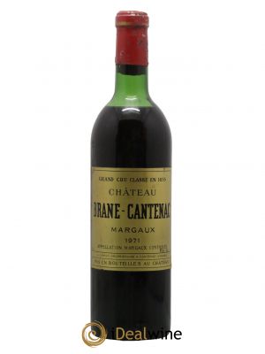 Château Brane Cantenac 2ème Grand Cru Classé 1971 - Lot de 1 Bottle