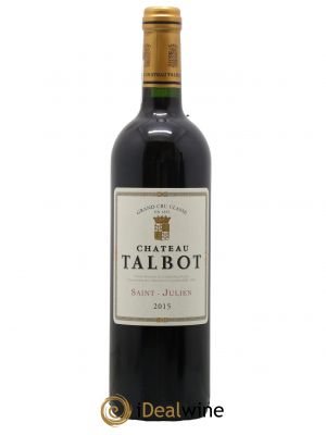 Château Talbot 4ème Grand Cru Classé 2015 - Lot de 1 Bottle