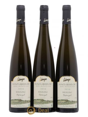 Alsace Grand Cru Riesling Spiegel Domaine Loberger 2016 - Lot of 3 Bottles