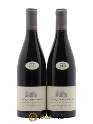 Saint-Nicolas de Bourgueil Les Quarterons Agnès et Xavier Amirault  2021 - Lot of 2 Bottles