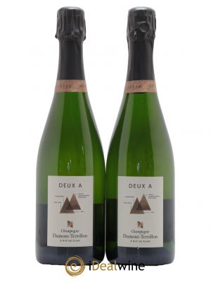 Champagne Brut Deux A Dumont-Terrillon  - Lot de 2 Bouteilles