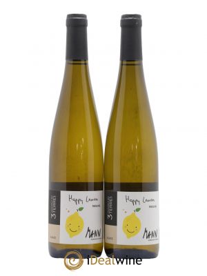 Alsace Riesling Happy Lemon Vignoble des 3 Terres Domaine Mann 2021 - Lot of 2 Bottles