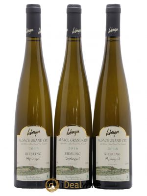 Alsace Riesling Grand Cru Spiegel Domaine Loberger 2016 - Lot of 3 Bottles