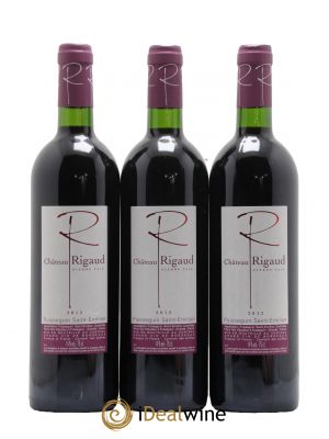 Puisseguin Saint-Emilion Château Rigaud 2012 - Lot de 3 Bottles