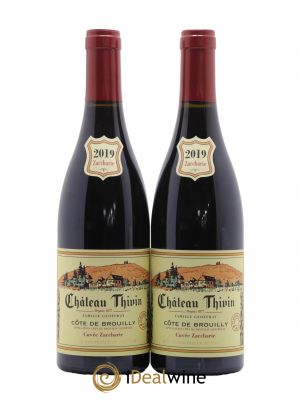 Côte de Brouilly Cuvée Zaccharie Château Thivin  2019 - Lot of 2 Bottles