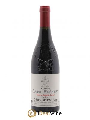 Châteauneuf-du-Pape Réserve Auguste Favier Domaine Saint-Préfert  2018 - Lot of 1 Bottle