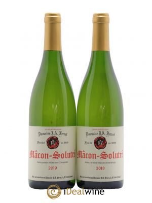 Mâcon-Solutré J.A. Ferret (Domaine)  2019 - Lot of 2 Bottles