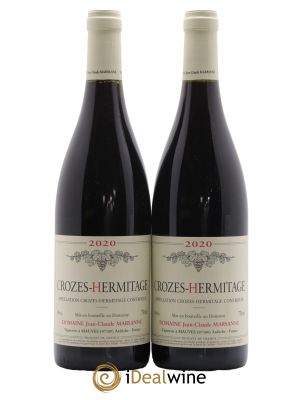 Crozes-Hermitage Jean-Claude Marsanne (Domaine)  2020 - Lot of 2 Bottles