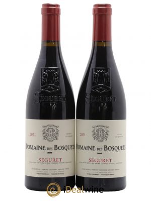 Côtes du Rhône Séguret Domaine des Bosquets 2021 - Lot of 2 Bottles
